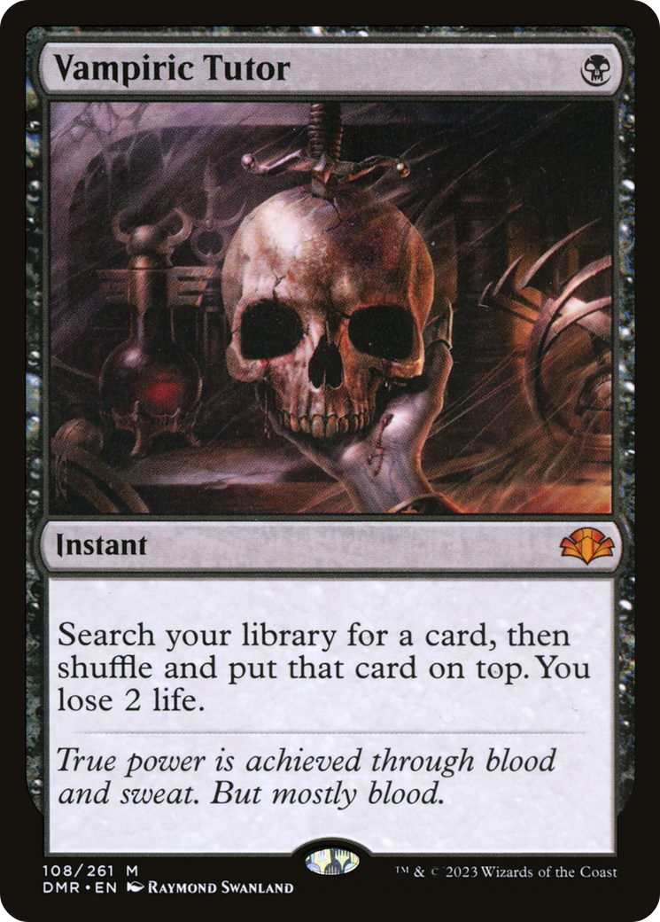 Vampiric Tutor [Dominaria Remastered] | Deep Dive Games St. Marys
