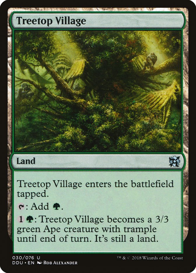 Treetop Village [Duel Decks: Elves vs. Inventors] | Deep Dive Games St. Marys
