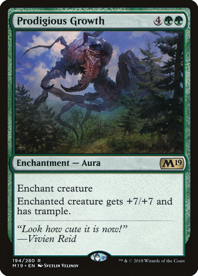 Prodigious Growth [Core Set 2019] | Deep Dive Games St. Marys