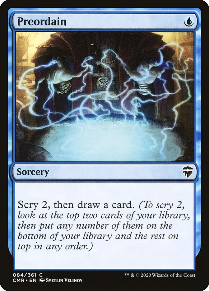 Preordain [Commander Legends] | Deep Dive Games St. Marys