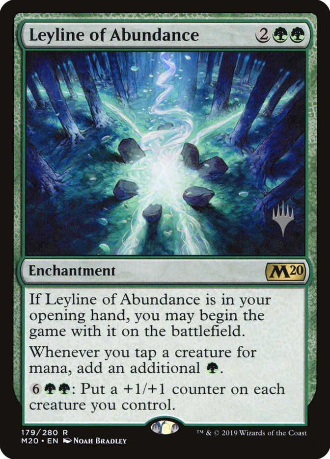 Leyline of Abundance (Promo Pack) [Core Set 2020 Promos] | Deep Dive Games St. Marys