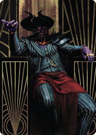 Ob Nixilis, the Adversary 2 Art Card [Streets of New Capenna Art Series] | Deep Dive Games St. Marys