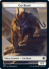 Insect // Cat Beast Double-Sided Token [Starter Commander Decks] | Deep Dive Games St. Marys