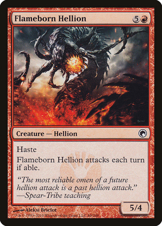 Flameborn Hellion [Scars of Mirrodin] | Deep Dive Games St. Marys