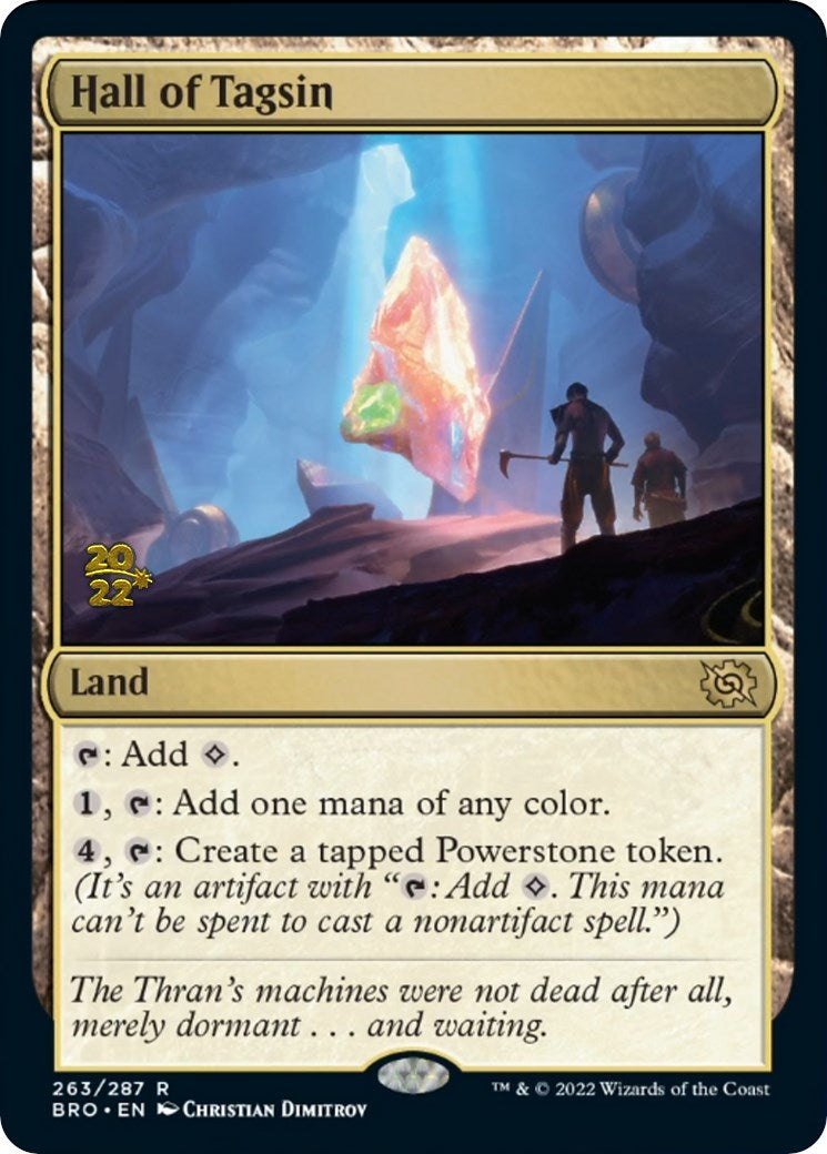 Hall of Tagsin [The Brothers' War Prerelease Promos] | Deep Dive Games St. Marys