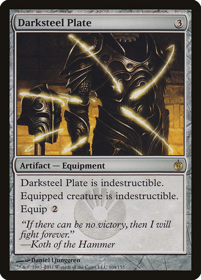 Darksteel Plate [Mirrodin Besieged] | Deep Dive Games St. Marys