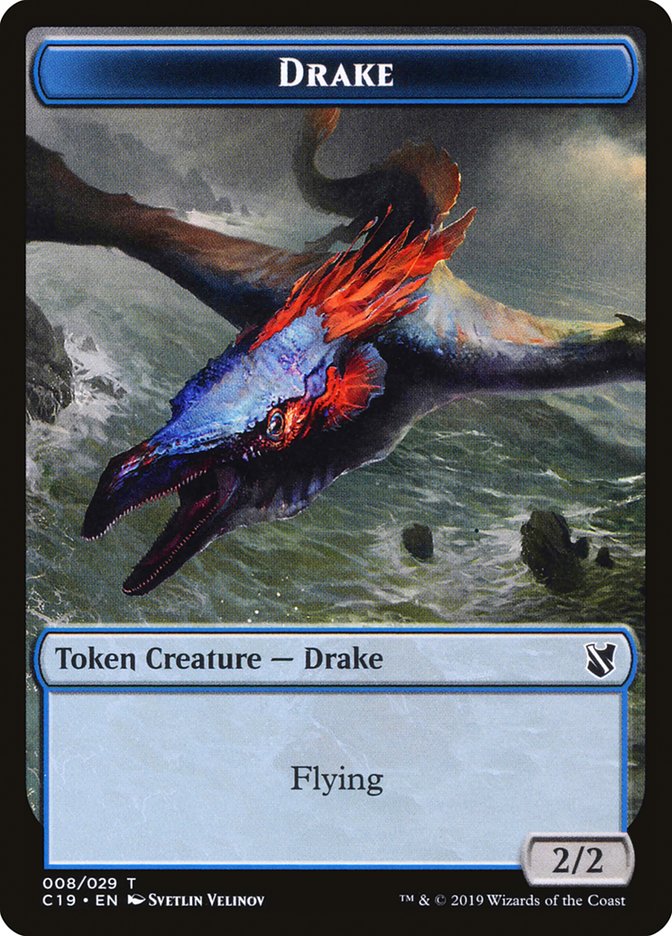 Drake Token [Commander 2019 Tokens] | Deep Dive Games St. Marys