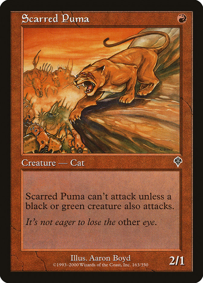 Scarred Puma [Invasion] | Deep Dive Games St. Marys