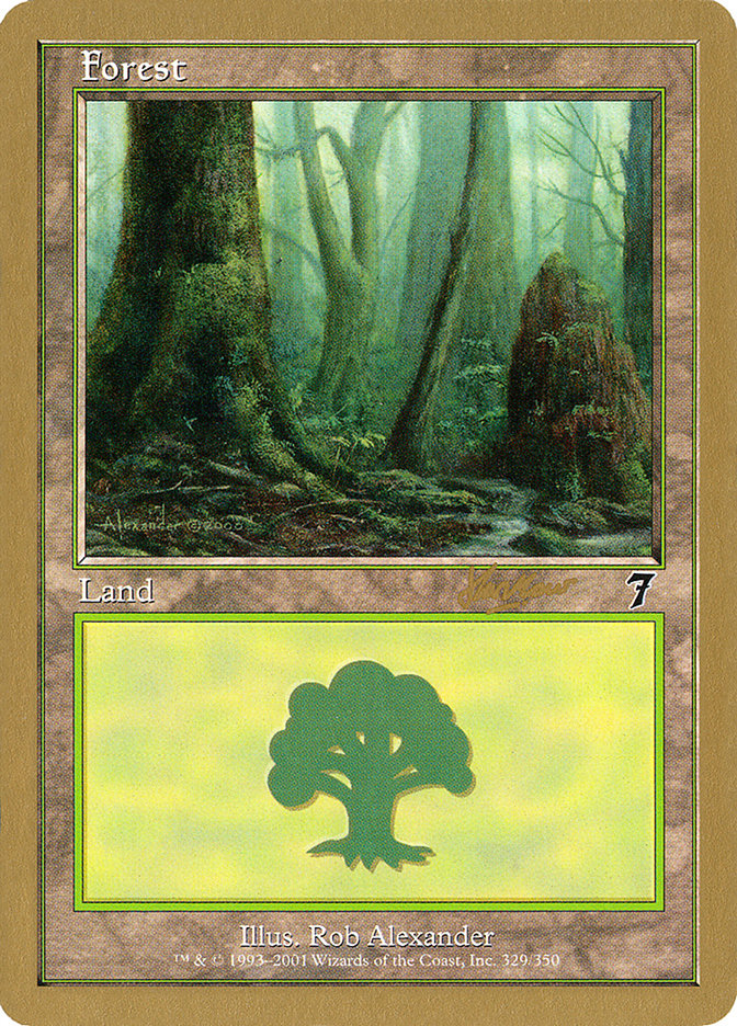 Forest (329) (Sim Han How) [World Championship Decks 2002] | Deep Dive Games St. Marys