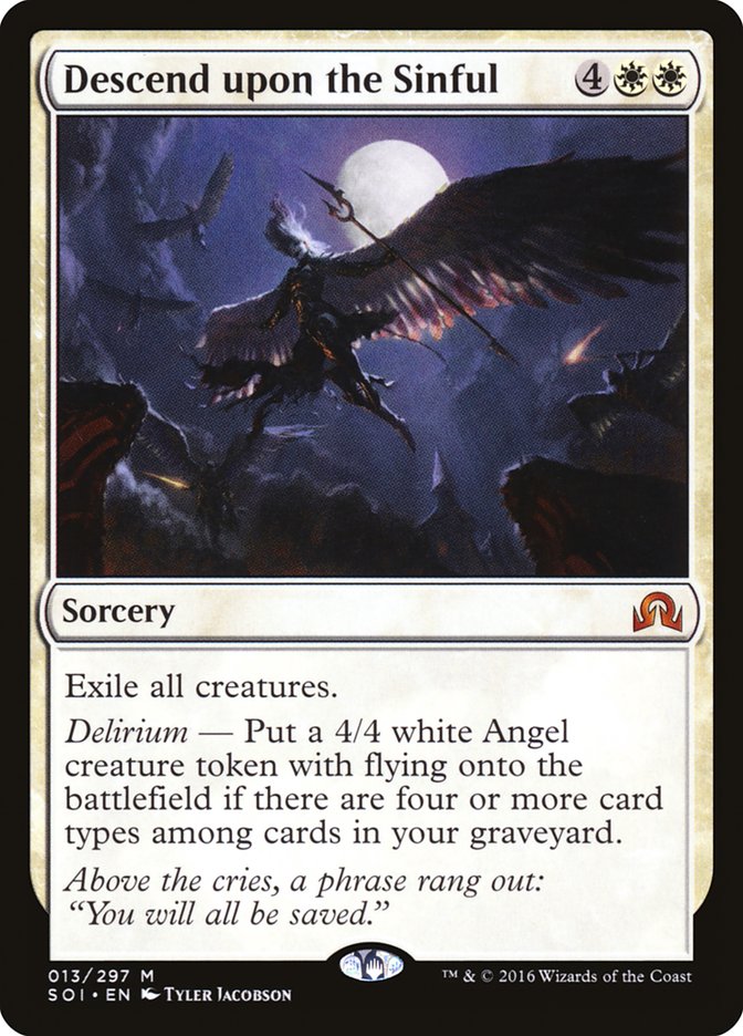 Descend upon the Sinful [Shadows over Innistrad] | Deep Dive Games St. Marys