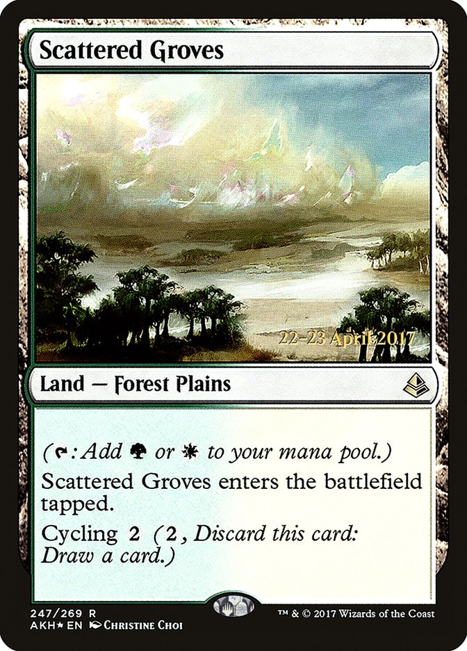 Scattered Groves [Amonkhet Prerelease Promos] | Deep Dive Games St. Marys