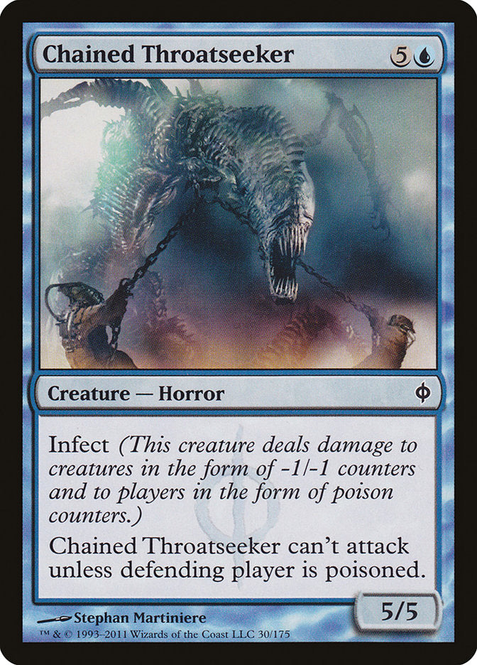 Chained Throatseeker [New Phyrexia] | Deep Dive Games St. Marys