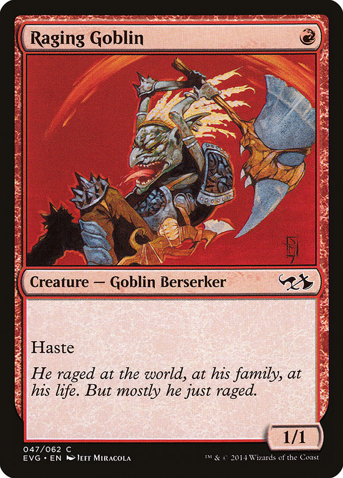 Raging Goblin (Elves vs. Goblins) [Duel Decks Anthology] | Deep Dive Games St. Marys