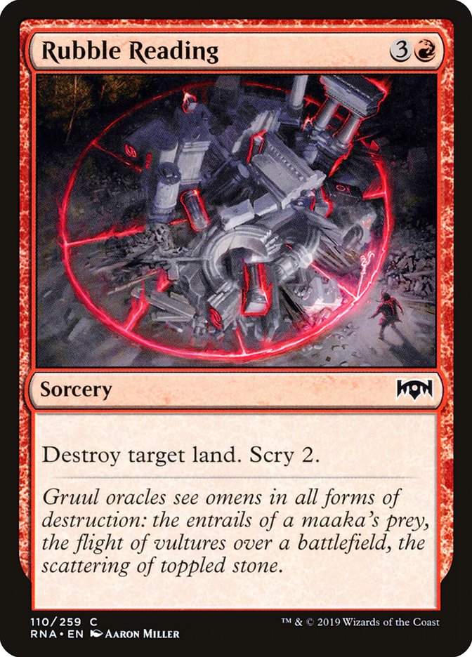 Rubble Reading [Ravnica Allegiance] | Deep Dive Games St. Marys