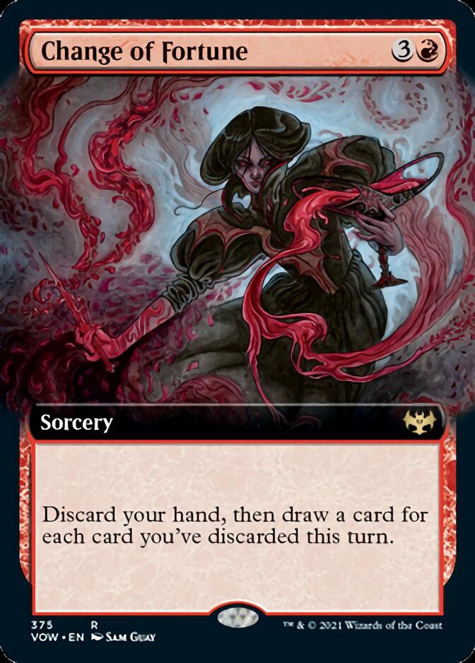 Change of Fortune (Extended Art) [Innistrad: Crimson Vow] | Deep Dive Games St. Marys