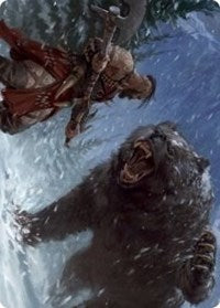Blizzard Brawl Art Card [Kaldheim Art Series] | Deep Dive Games St. Marys