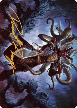 Zevlor, Elturel Exile Art Card (42) (Gold-Stamped Signature) [Commander Legends: Battle for Baldur's Gate Art Series] | Deep Dive Games St. Marys