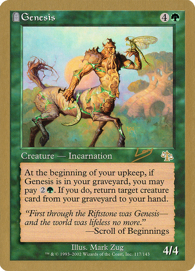Genesis (Raphael Levy) [World Championship Decks 2002] | Deep Dive Games St. Marys