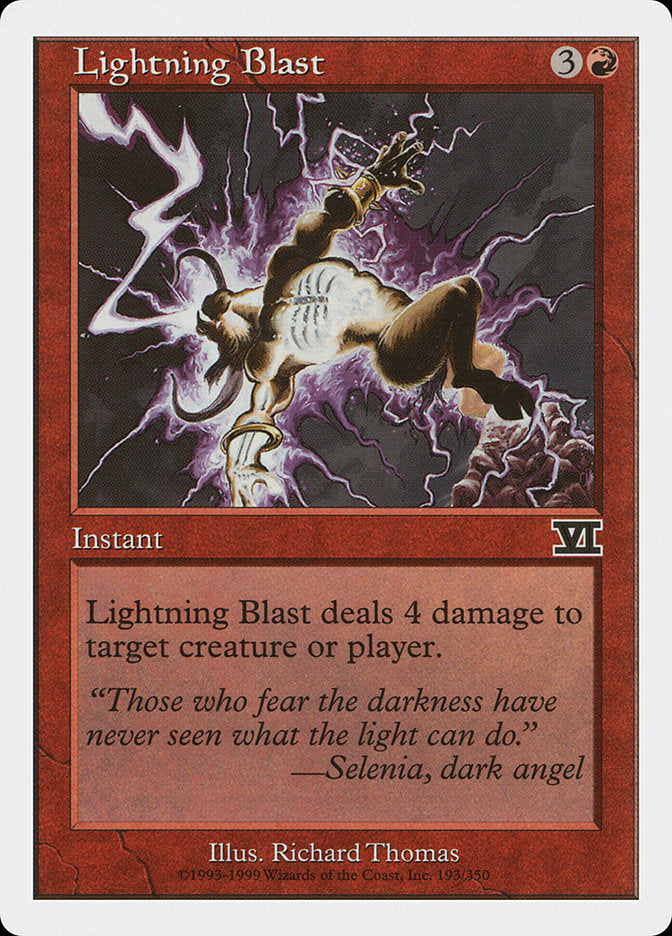 Lightning Blast [Classic Sixth Edition] | Deep Dive Games St. Marys