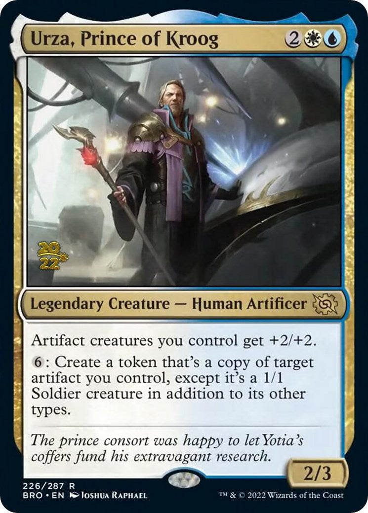 Urza, Prince of Kroog [The Brothers' War Prerelease Promos] | Deep Dive Games St. Marys