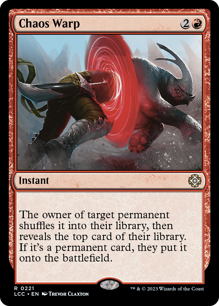 Chaos Warp [The Lost Caverns of Ixalan Commander] | Deep Dive Games St. Marys