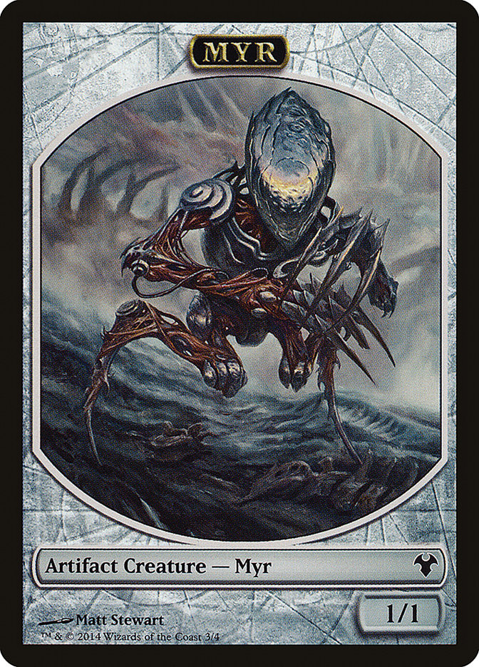 Myr // Spirit Double-Sided Token [Modern Event Deck 2014 Tokens] | Deep Dive Games St. Marys