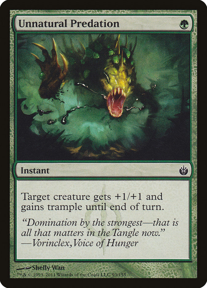 Unnatural Predation [Mirrodin Besieged] | Deep Dive Games St. Marys