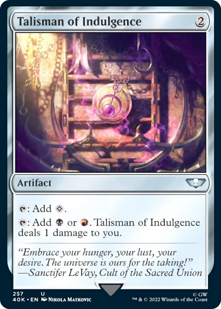 Talisman of Indulgence [Warhammer 40,000] | Deep Dive Games St. Marys