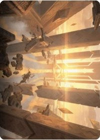 Skyclave Basilica Art Card [Zendikar Rising Art Series] | Deep Dive Games St. Marys
