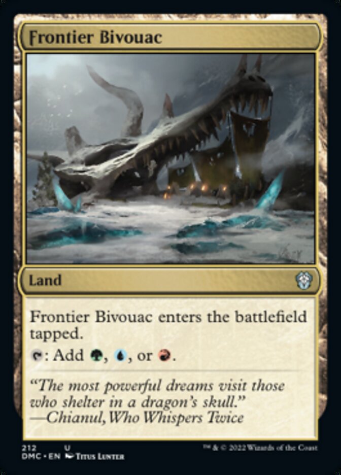 Frontier Bivouac [Dominaria United Commander] | Deep Dive Games St. Marys