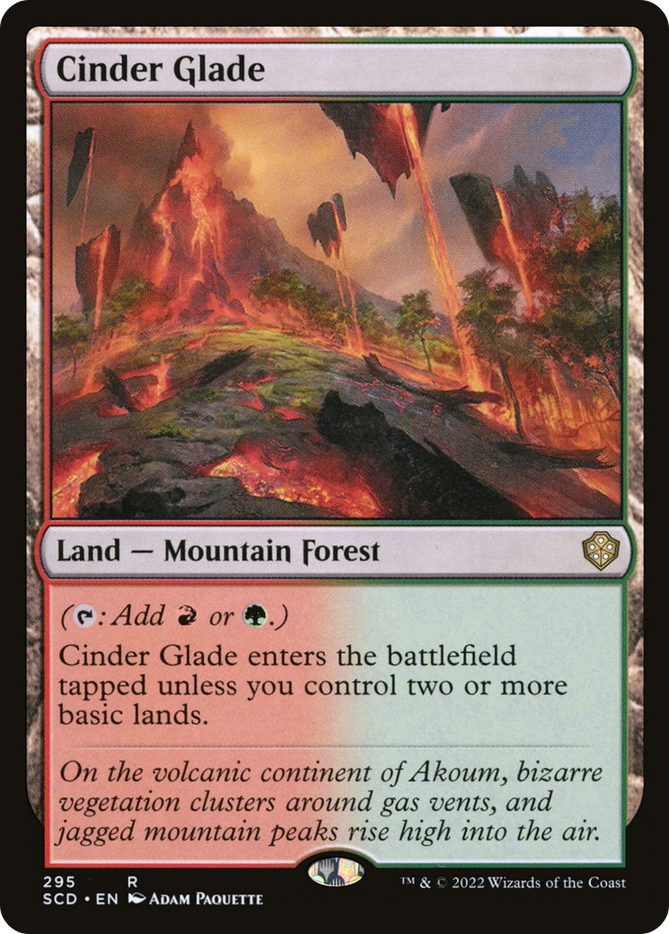 Cinder Glade [Starter Commander Decks] | Deep Dive Games St. Marys