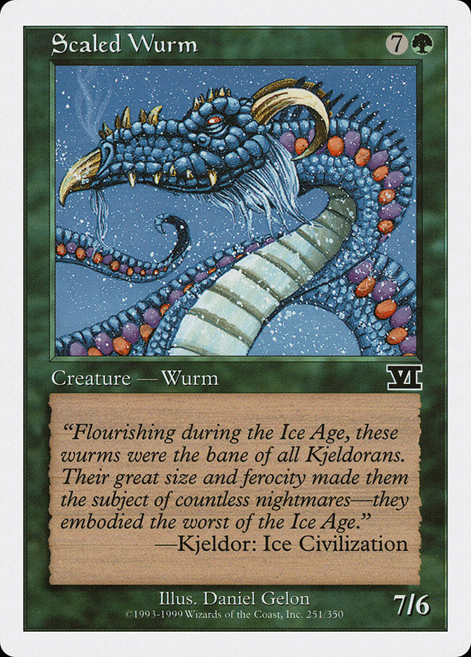 Scaled Wurm [Classic Sixth Edition] | Deep Dive Games St. Marys