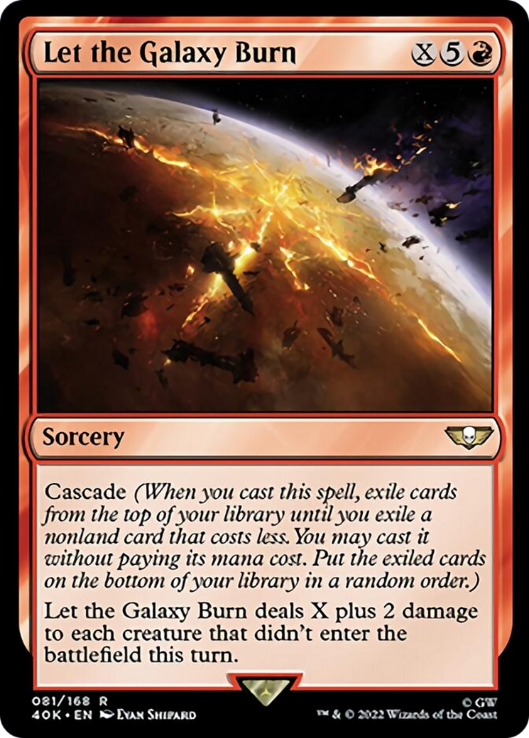 Let the Galaxy Burn (Surge Foil) [Warhammer 40,000] | Deep Dive Games St. Marys