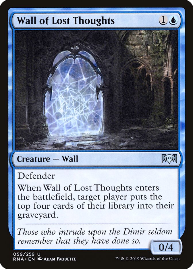 Wall of Lost Thoughts [Ravnica Allegiance] | Deep Dive Games St. Marys