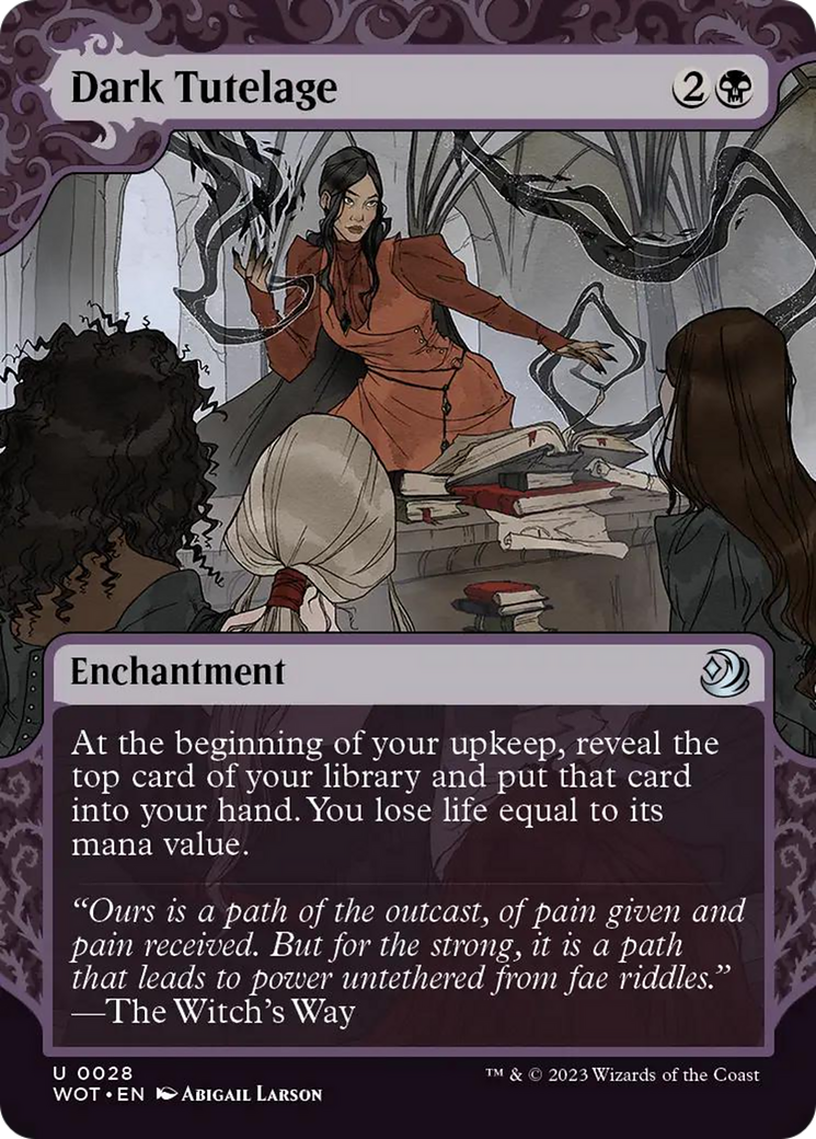 Dark Tutelage [Wilds of Eldraine: Enchanting Tales] | Deep Dive Games St. Marys