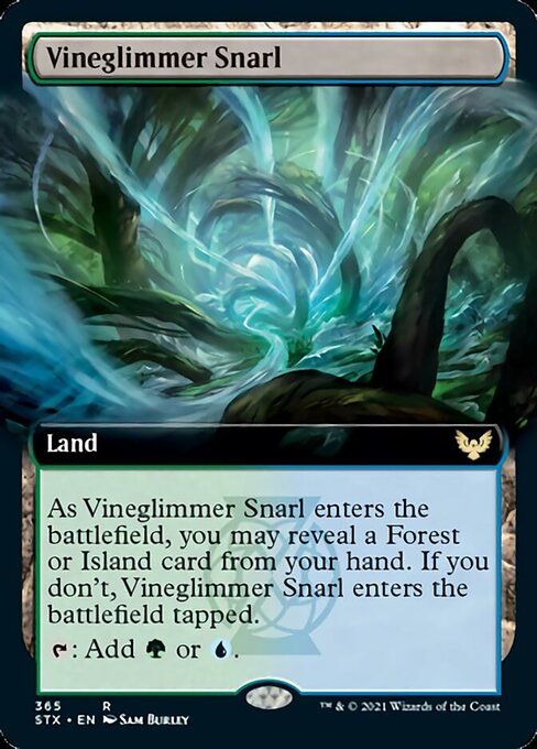 Vineglimmer Snarl (Extended Art) [Strixhaven: School of Mages] | Deep Dive Games St. Marys