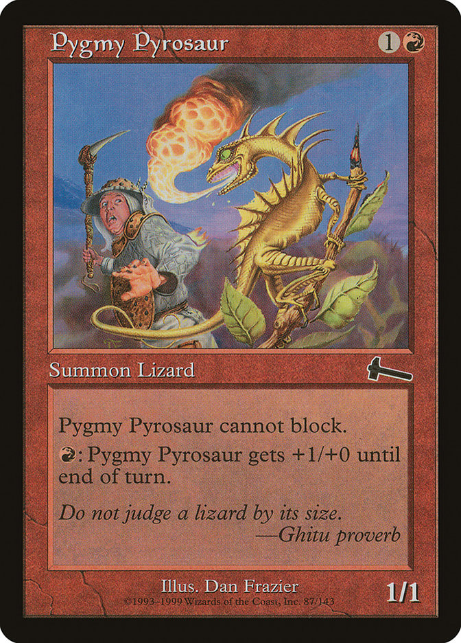 Pygmy Pyrosaur [Urza's Legacy] | Deep Dive Games St. Marys