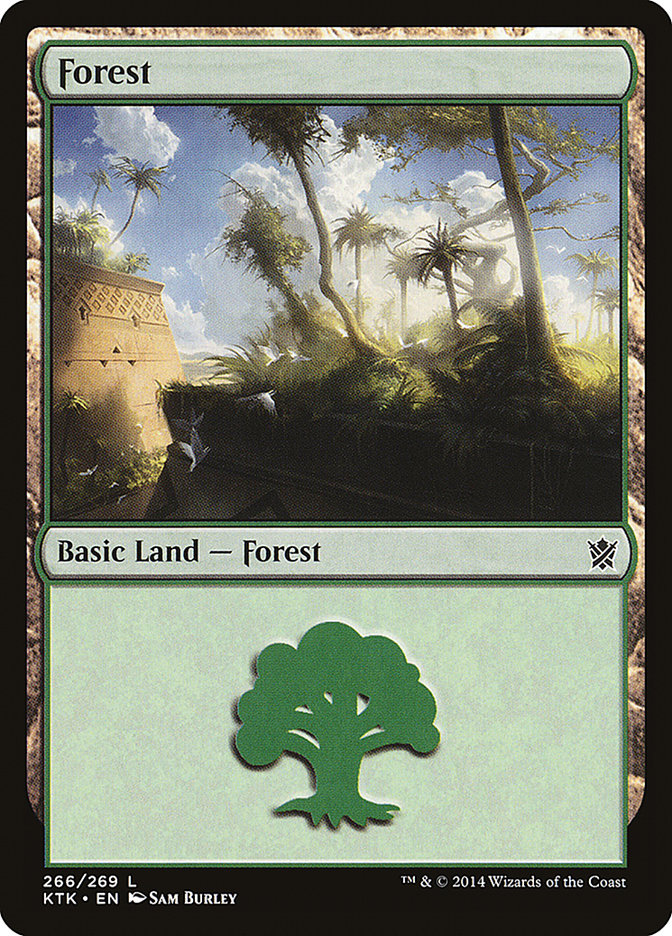 Forest (266) [Khans of Tarkir] | Deep Dive Games St. Marys