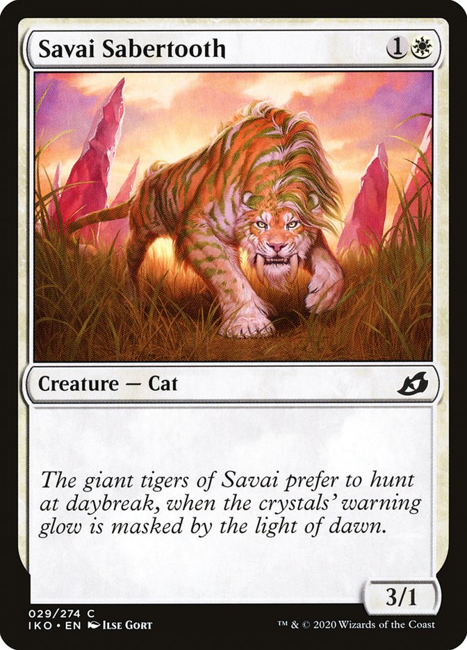 Savai Sabertooth [Ikoria: Lair of Behemoths] | Deep Dive Games St. Marys