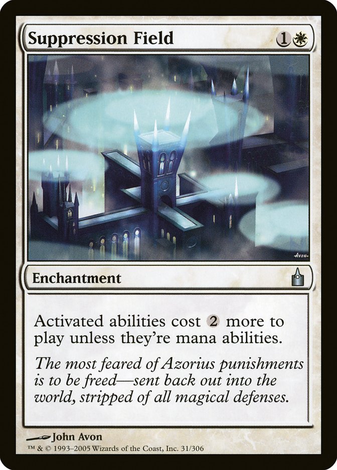 Suppression Field [Ravnica: City of Guilds] | Deep Dive Games St. Marys