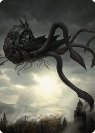 Nautiloid Ship Art Card [Commander Legends: Battle for Baldur's Gate Art Series] | Deep Dive Games St. Marys