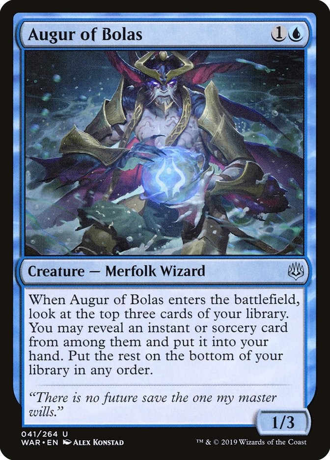 Augur of Bolas [War of the Spark] | Deep Dive Games St. Marys