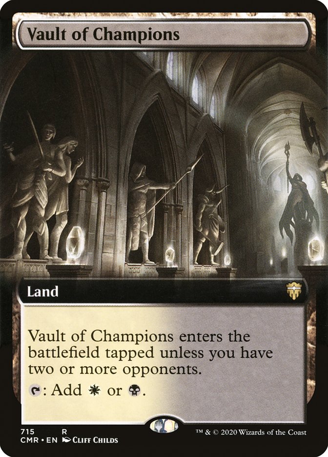 Vault of Champions (Extended Art) [Commander Legends] | Deep Dive Games St. Marys