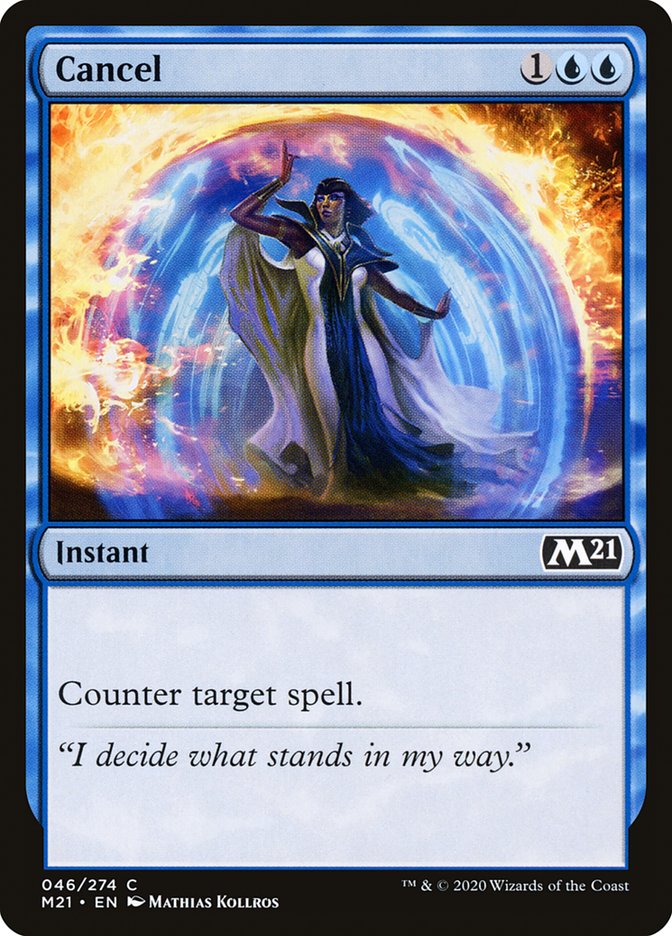 Cancel [Core Set 2021] | Deep Dive Games St. Marys