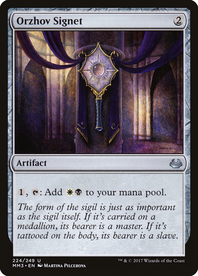 Orzhov Signet [Modern Masters 2017] | Deep Dive Games St. Marys