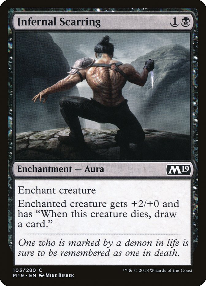Infernal Scarring [Core Set 2019] | Deep Dive Games St. Marys