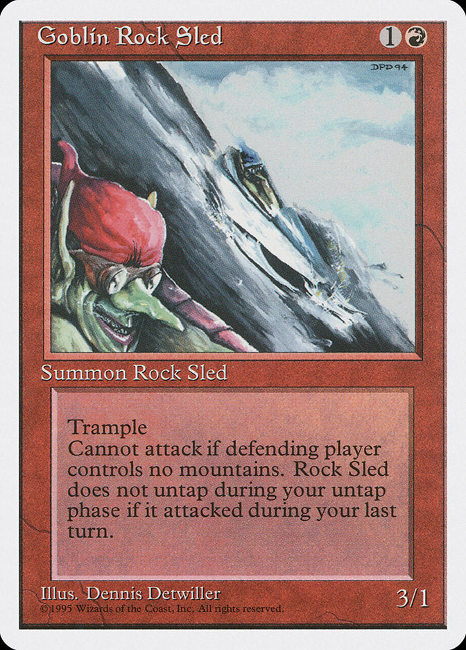 Goblin Rock Sled [Fourth Edition] | Deep Dive Games St. Marys
