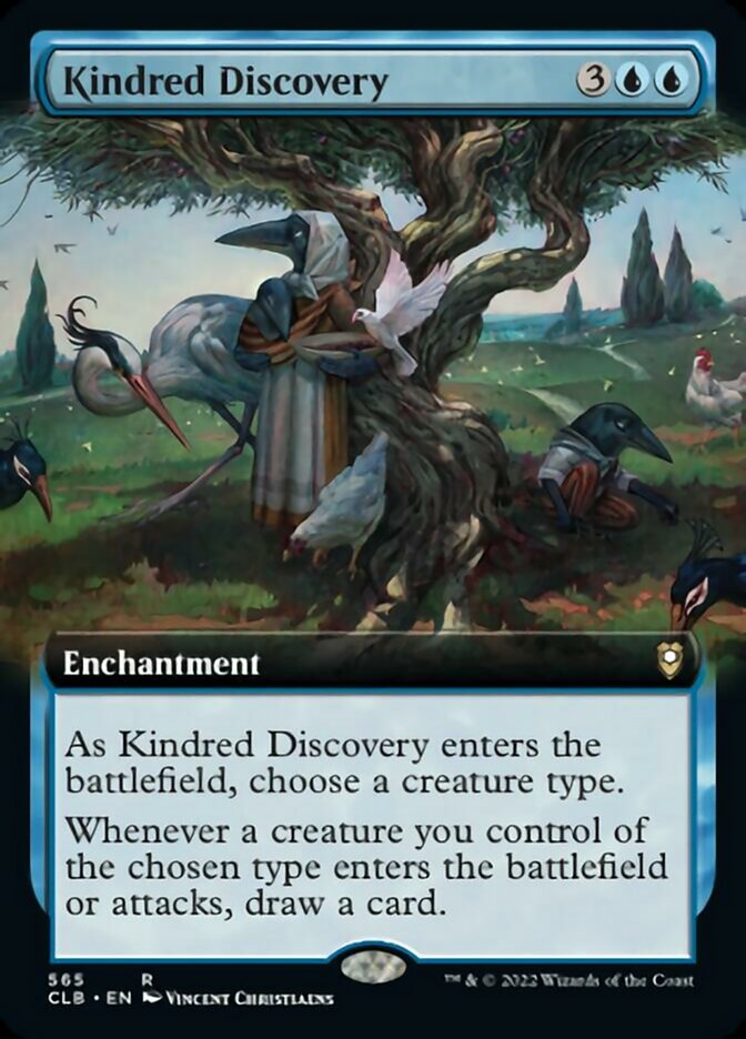 Kindred Discovery (Extended Art) [Commander Legends: Battle for Baldur's Gate] | Deep Dive Games St. Marys
