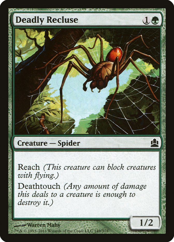 Deadly Recluse [Commander 2011] | Deep Dive Games St. Marys