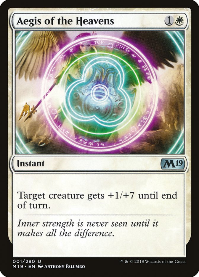 Aegis of the Heavens [Core Set 2019] | Deep Dive Games St. Marys